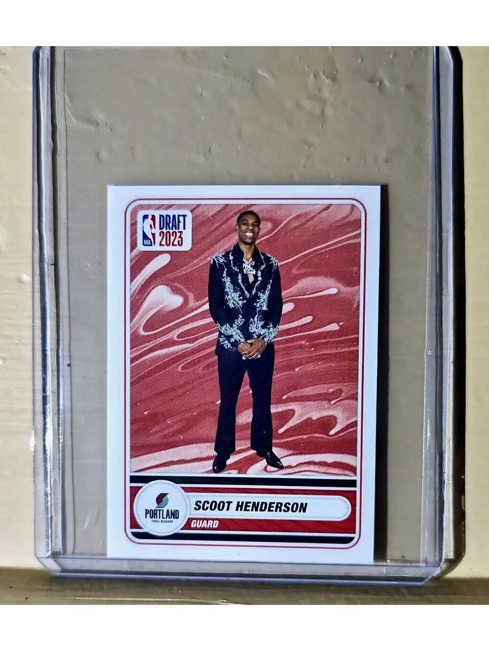 2023-24 Scoot Henderson Panini NBA Draft Rookie Basketball #81 Sticker